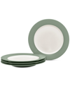 Noritake Colorwave Rim Salad Plates, Set Of 4 In Green