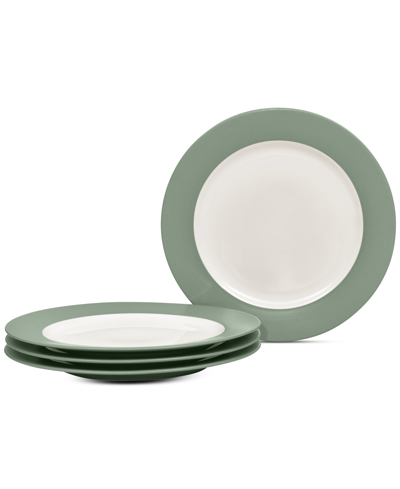 Noritake Colorwave Rim Salad Plates, Set Of 4 In Green