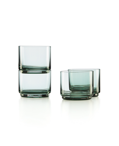 LENOX TUSCANY CLASSICS STACKABLE SHORT GLASSES SET, 4 PIECE
