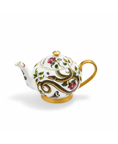 Spode Creatures Of Curiosity Snake Teapot In White