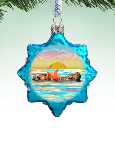 Designocracy Shell Mercury Holiday Ornament In Multi Color