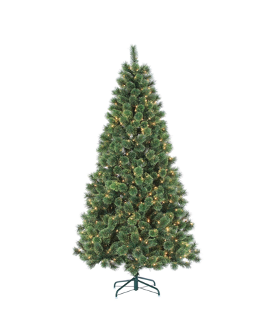 Gerson International 6 Foot Cashmere Pine Tree With 412 Tips And 400 Ul Incandescent Lights In Green