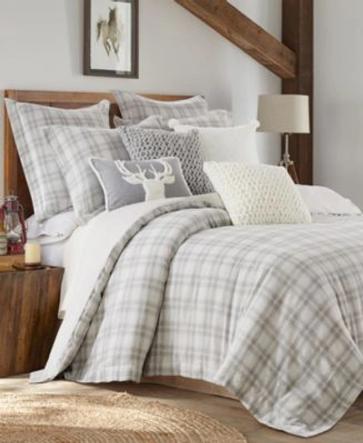 Levtex Macalister Plaid Duvet Cover Sets In Gray