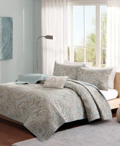 Madison Park Pure Ronan Coverlet Sets In Blue