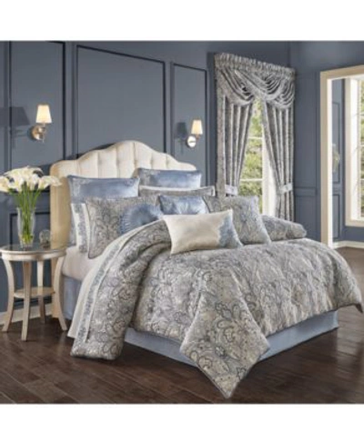 J Queen New York Alexis Comforter Sets Bedding In Powder Blue
