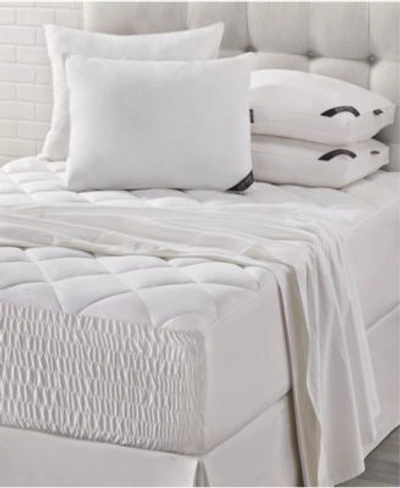 J Queen New York Royal Fit Mattress Pads In White
