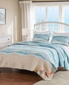 Greenland Home Fashions Maui Quilt Set 3 Piece In Multi