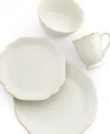 Lenox Dinnerware French Perle Bead White Collection In White