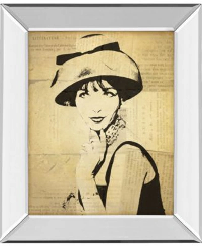 Classy Art Fashion News By Wild Apple Graphics Mirror Framed Print Wall Art Collection In Gold