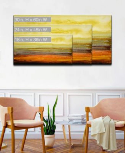 Ready2hangart Collection Amber Horizon Canvas Wall Art Collection In Multicolor