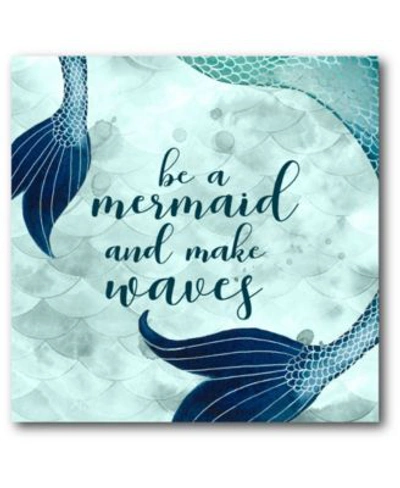 Courtside Market Mermaid Quotes I Gallery Wrapped Canvas Wall Art Collection In Multi