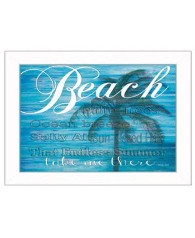 Trendy Decor 4u Take Me There By Cindy Jacobs Printed Wall Art Ready To Hang Collection In Multi