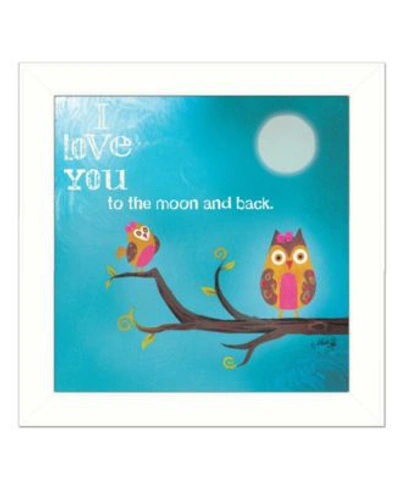 Trendy Decor 4u To The Moon I By Marla Rae Printed Wall Art Ready To Hang Collection In Multi