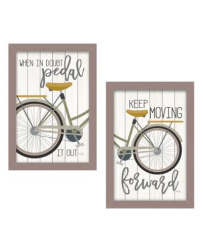 Trendy Decor 4u Pedal It Out 2 Piece Vignette By Marla Rae Collection In Multi