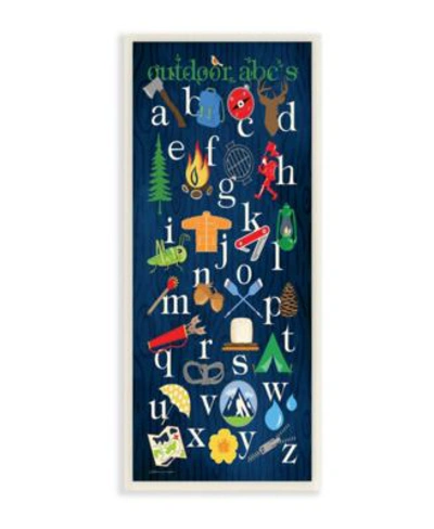 Stupell Industries Outdoor Abcs Wall Art Collection In Multi