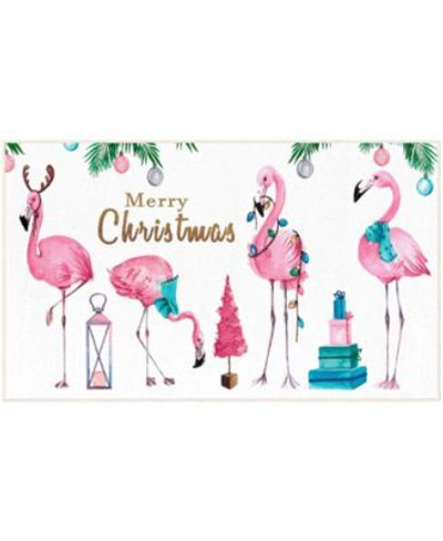 Mohawk Merry Flamingos Accent Rugs Bedding In Cotton