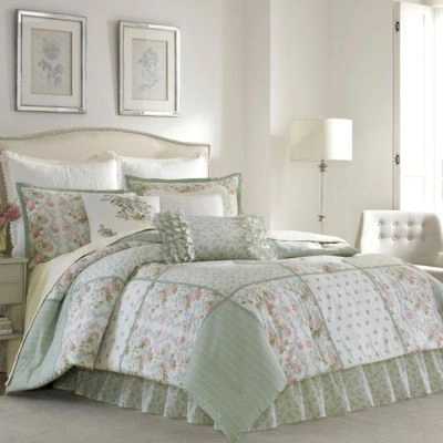 Laura Ashley Harper Comforter Sets Bedding In Bright Green