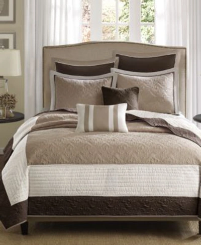 Madison Park Attingham Coverlet Sets In Beige