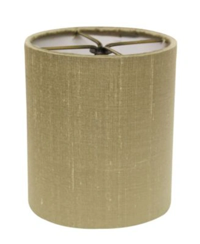 Macy's Cloth Wire Slant Bell Softback Lampshade With Bulb Clip Collection In White