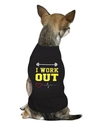 PARISIAN PET I WORK OUT DOG T SHIRT