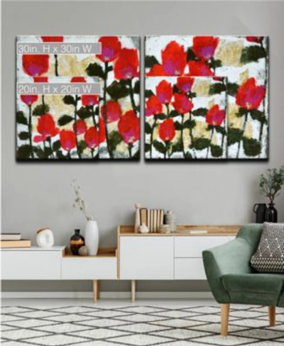Ready2hangart Meadow I Ii 2 Piece Floral Canvas Wall Art Set Collection In Multi