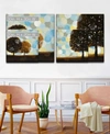 READY2HANGART EARLY MORNING I II 2 PIECE CANVAS WALL ART COLLECTION