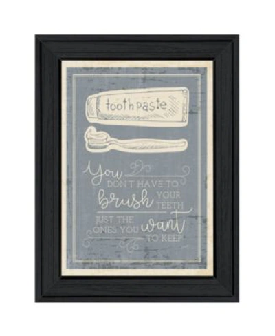 Trendy Decor 4u Brush Teeth By Misty Michelle Ready To Hang Framed Print Collection In Multi