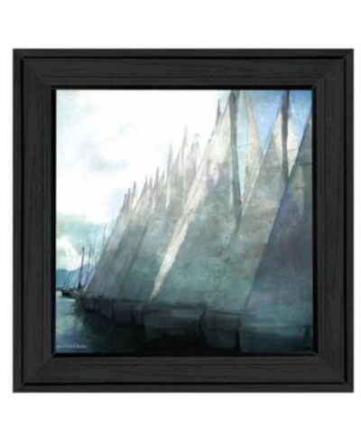 Trendy Decor 4u Sailboat Marina I By Bluebird Barn Group Ready To Hang Framed Print Collection In Multi