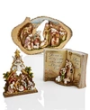 Napco Nativity Collection Created For Macys In White/gold/blue
