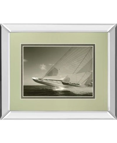 Classy Art Sea Spray By Michael Kahn Mirror Framed Print Wall Art 34 X 40 Collection In Black