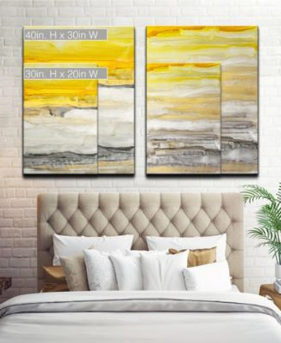Ready2hangart Latest Sunset I Ii 2 Piece Abstract Canvas Wall Art Set Collection In Multi