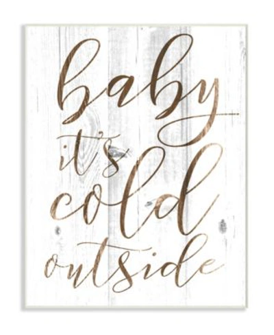 Stupell Industries Baby Its Cold Outside Wall Art Collection In Multi