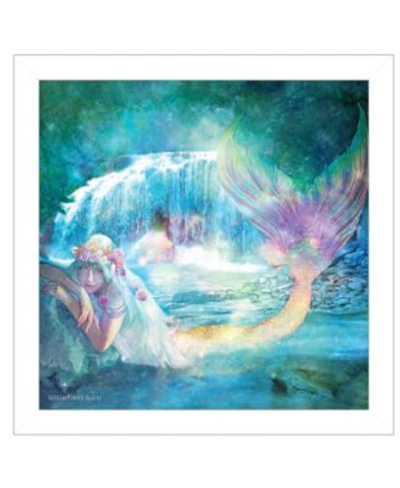Trendy Decor 4u Woodland Cove Mermaid By Bluebird Barn Ready To Hang Framed Print Collection In Multi