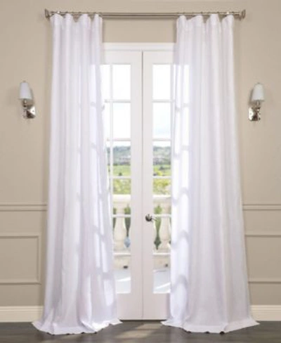Exclusive Fabrics & Furnishings Exclusive Fabrics Furnishings Linen Sheer Curtain Panels In Natural