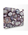 STUPELL INDUSTRIES GRAY PURPLE ABSTRACT GEODE ART COLLECTION