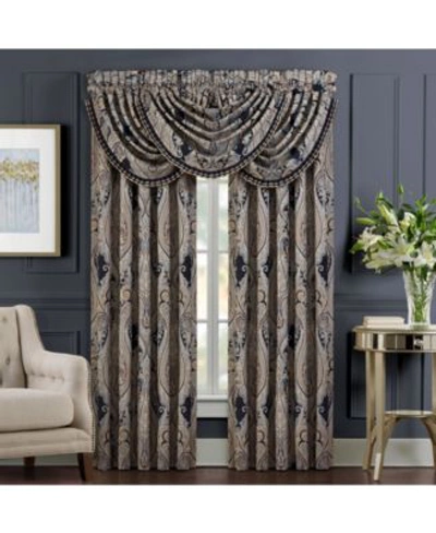J Queen New York Lazaro Window Treatments Bedding In Indigo