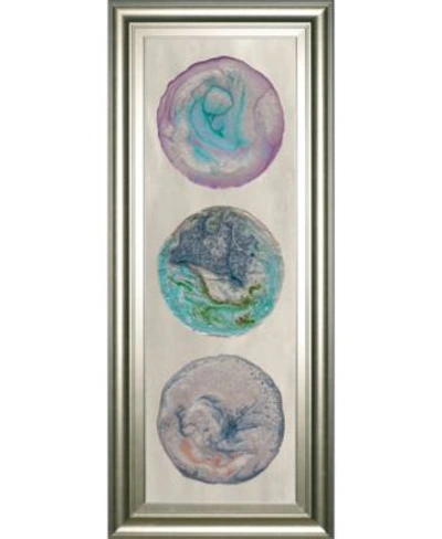 Classy Art Planet Trio By Alicia Ludwig Framed Print Wall Art Collection In Blue