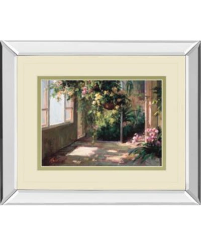 Classy Art Atriums First Light By Hali Mirror Framed Print Wall Art Collection In Green
