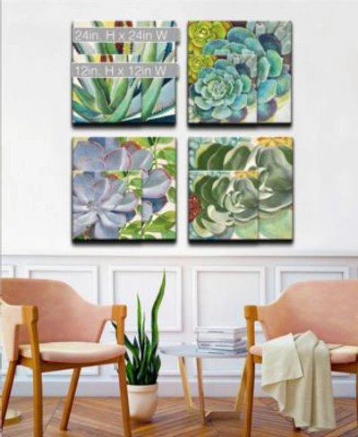 Ready2hangart Botanical Bliss Iv Floral Canvas Wall Art Collection In Multi