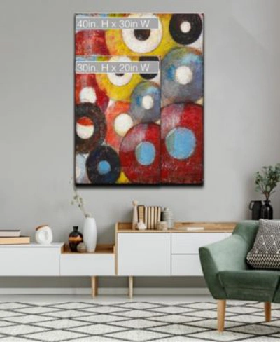 Ready2hangart Color Wheels I Colorful Abstract Canvas Wall Art Collection In Multi