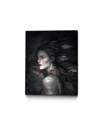 Eyes On Walls Charlie Bowater The Truth Untold Art Block Framed Canvas In Multi