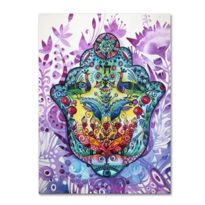 Trademark Global Oxana Ziaka Hamsa Canvas Art Collection In Multi