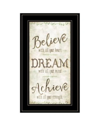 Trendy Decor 4u Believe By Mollie B Ready To Hang Framed Print Collection In Multi