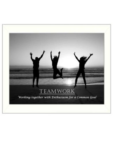 Trendy Decor 4u Teamwork By Trendy Decor4u Printed Wall Art Ready To Hang Collection In Multi