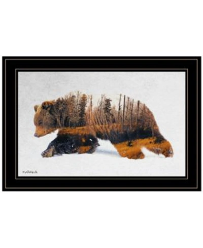 Trendy Decor 4u Traveling Bear By Andreas Lie Ready To Hang Framed Print Collection In Multi