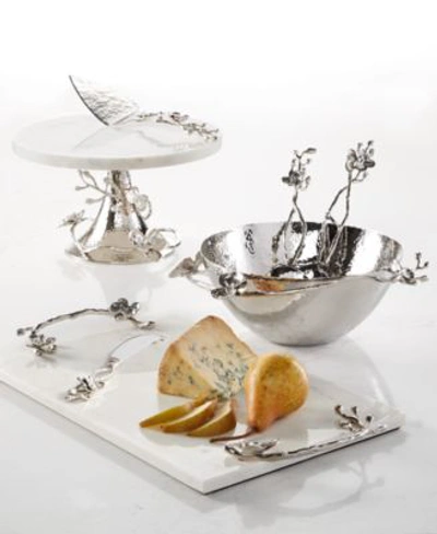 Michael Aram White Orchid Serveware Collection In Silver