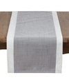 SARO LIFESTYLE TABLE RUNNER WITH BANDED BORDER