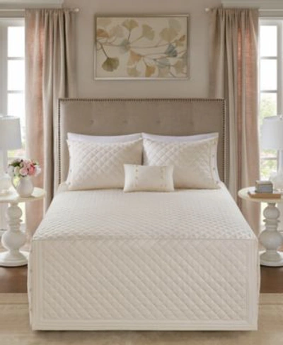 Madison Park Breanna Quilted Bedspread Sets In Khaki