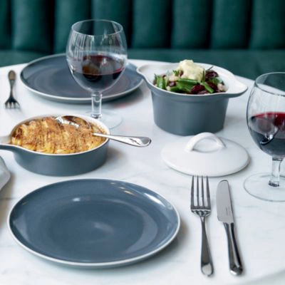 Royal Doulton Exclusively For Gordon Ramsay Bread Street Slate Dinnerware Collection In Charcoal
