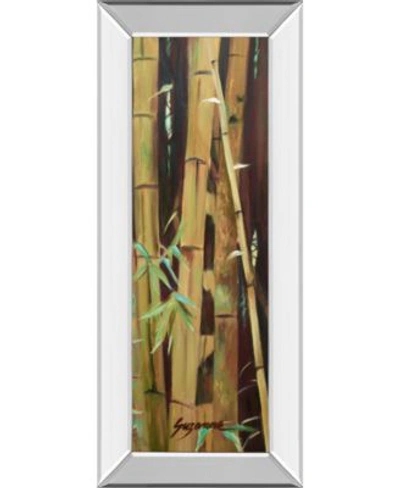 Classy Art Bamboo Finale By Suzanne Wilkins Mirror Framed Print Wall Art Collection In Green